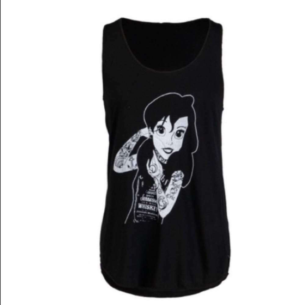 Punk Rock Disney Princess Tank SZ M